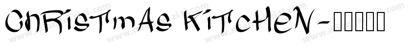 ChRisTmAs KiTcHeN字体转换